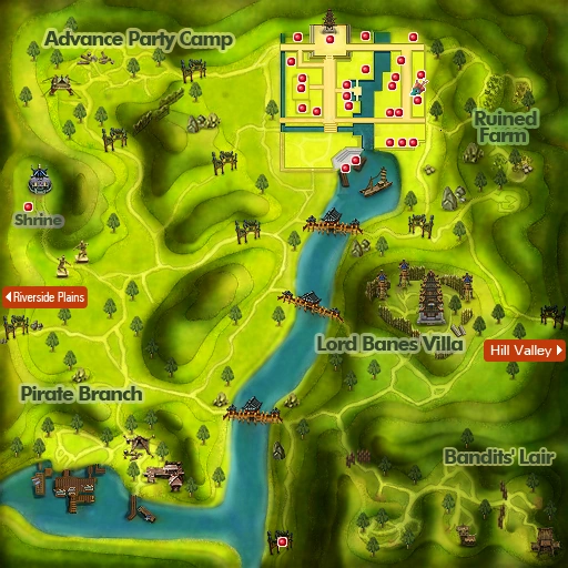แผนที่ Central Valley จาก Scions of Fate Wiki